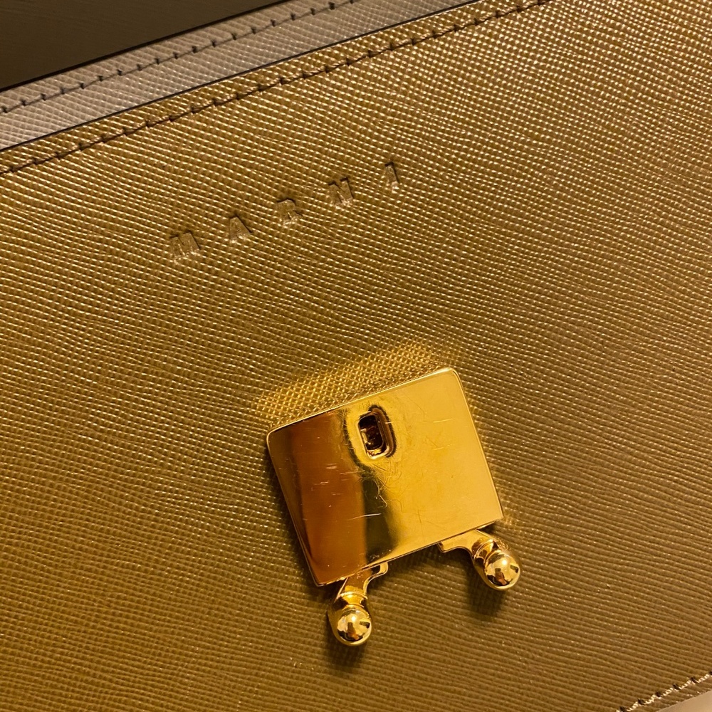 Marni Trunk, Medium, Grey/Black/Brown, - Picture 5 of 9